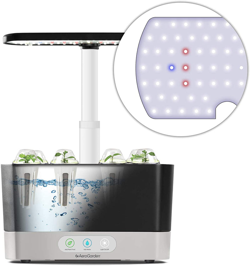 AeroGarden Harvest-Black Indoor Hydroponic Garden