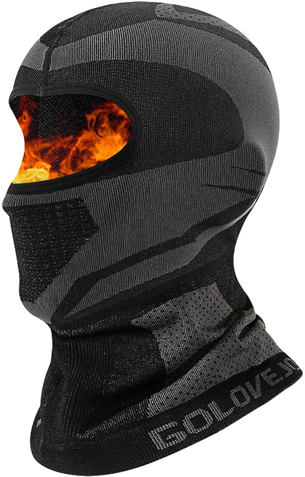 2020 Newest Balaclava Face Mask, Warm Windproof Ski Mask, Motorcycle Neck Warmer Hood Winter Gear for Men Women