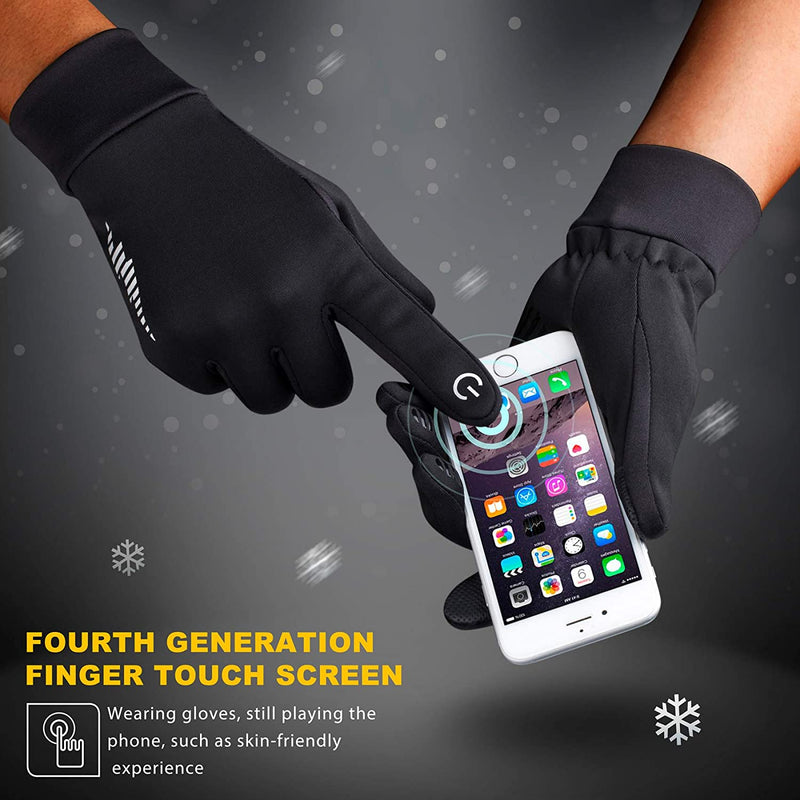 SIMARI Winter Gloves Men Women Touchscreen Running Gloves Cold Weather Warm Gloves Driving Cycling Texting Workout Training