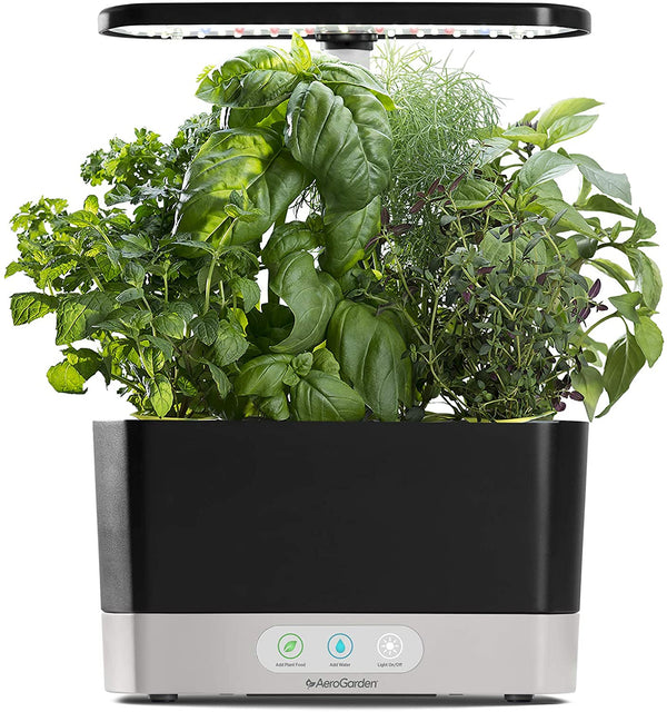 AeroGarden Harvest-Black Indoor Hydroponic Garden