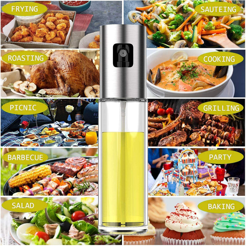 Oil Sprayer for Cooking, Olive Oil Sprayer Mister, Olive Oil Spray Bottle, Olive Oil Spray for Salad, BBQ, Kitchen Baking, Roasting