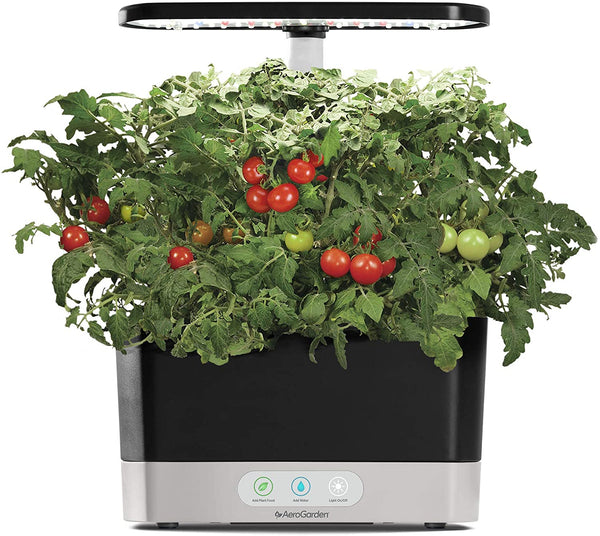 AeroGarden Harvest-Black Indoor Hydroponic Garden