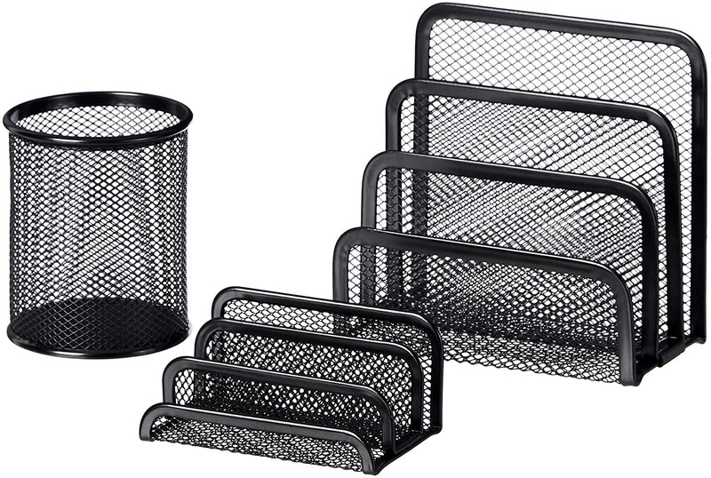 Amazon Basics Mesh Desk Organizer Bundle