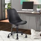 Blokhus Black Pu Cushion Ergonomic Office Desk Chair